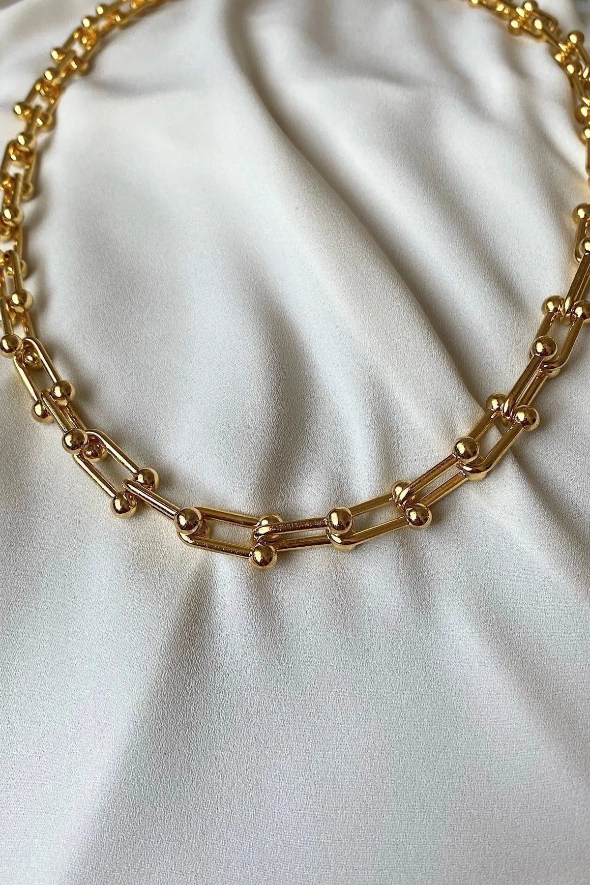 “Tiffany Glow” Tiffany Gold Renkli Kolye Habos Store