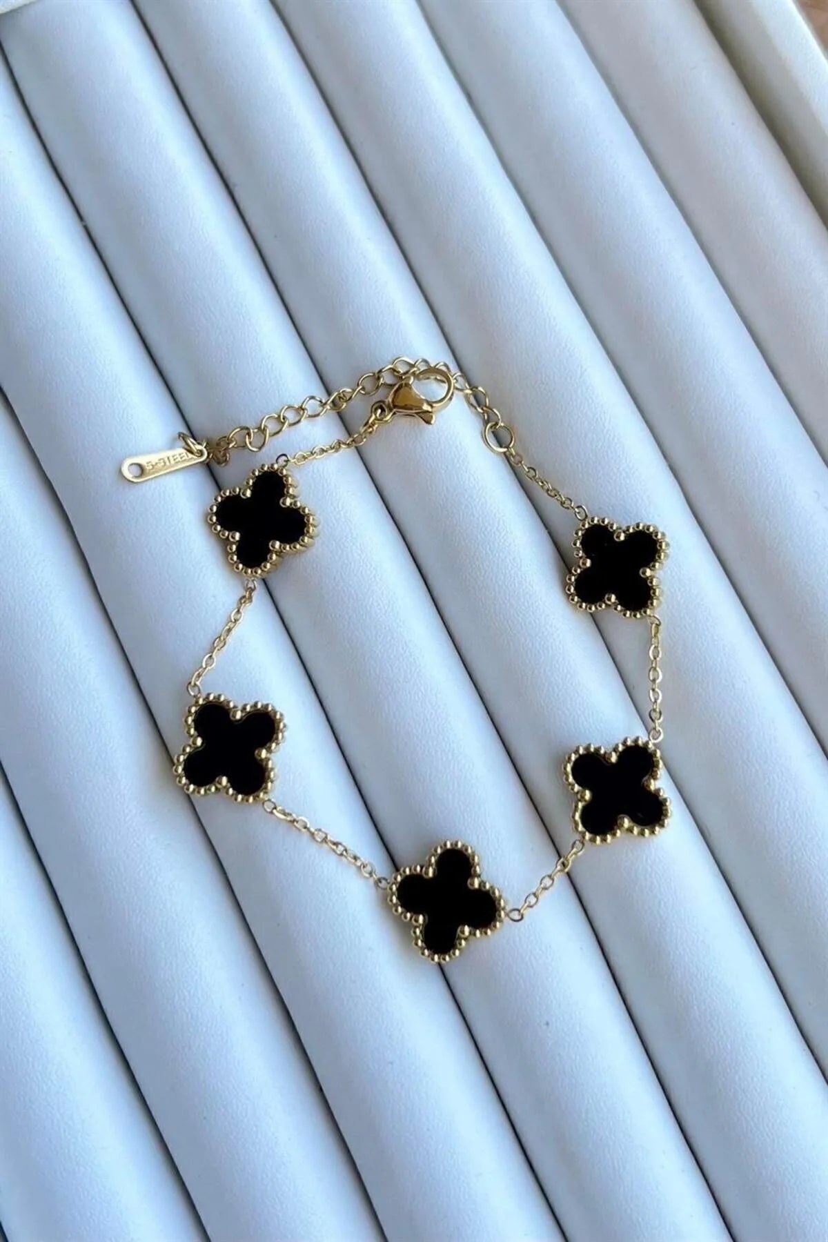 “Lucky Five” 5 Yonca Motifli Kadın Bileklik Habos Store